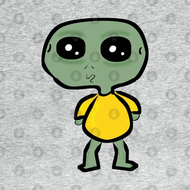 Alien looks confused by FromBerlinGift